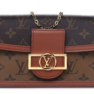 Louis Vuitton Monogram Brown and Gold Clutch